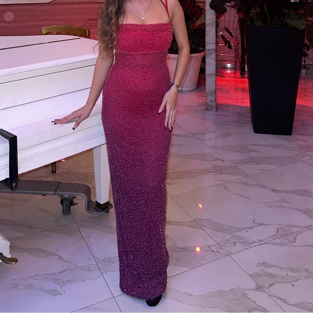 Oh polly embellished maxi dress